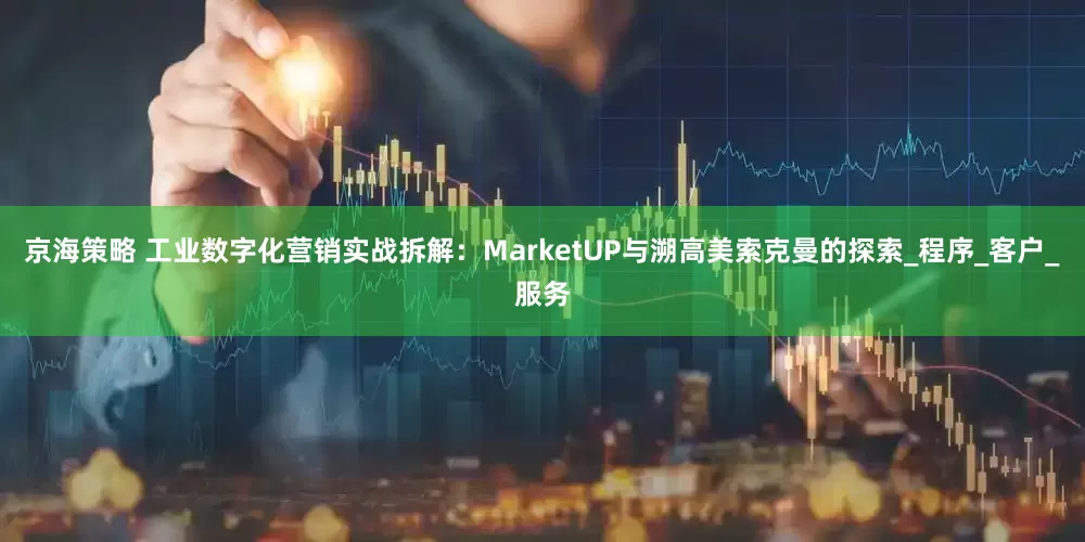 京海策略 工业数字化营销实战拆解：MarketUP与溯高美索克曼的探索_程序_客户_服务