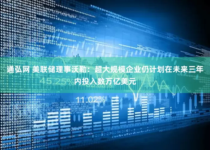 通弘网 美联储理事沃勒：超大规模企业仍计划在未来三年内投入数万亿美元